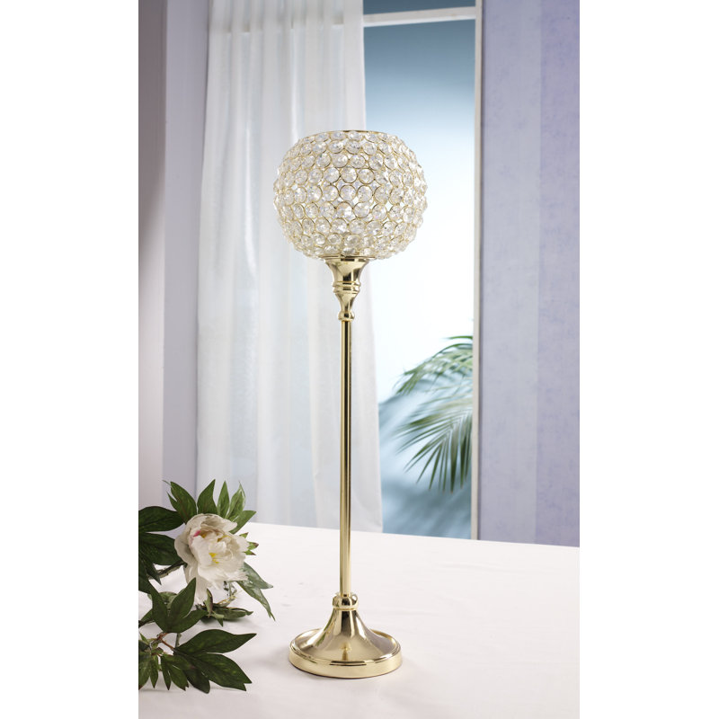 Bamman Candlestick, Gold, 55cm H x 17cm W x 17cm D