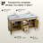 Caitlin 60'' Double Bathroom Vanity with Top-1613470307-1613470319