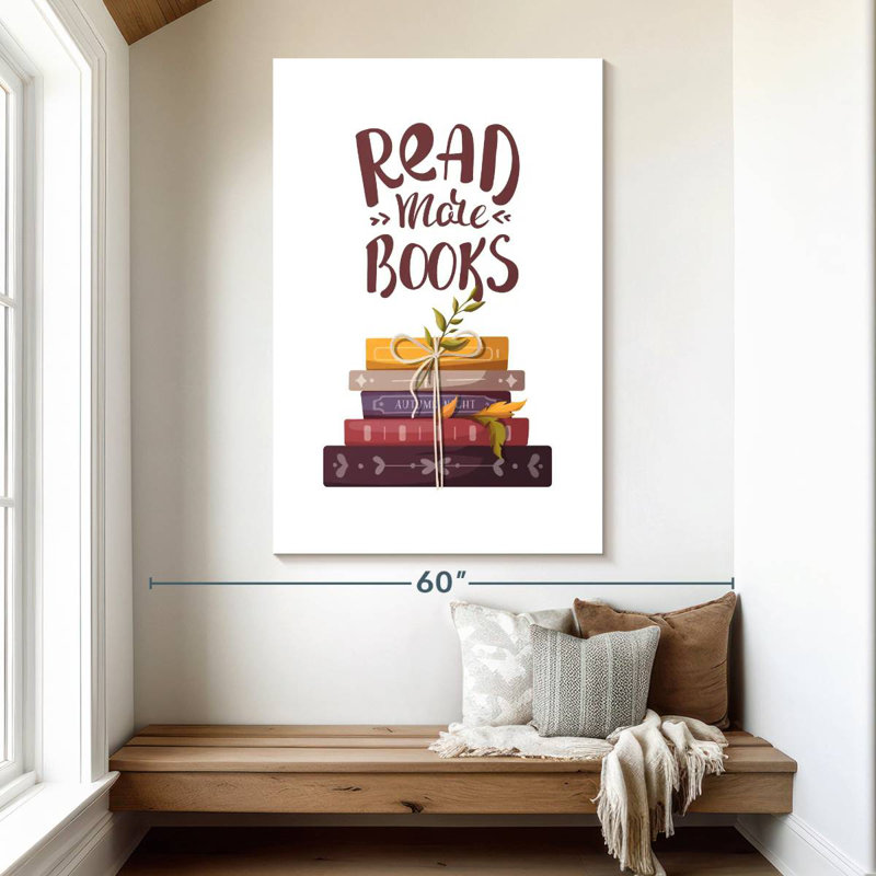 Senne Read More Books, 51" H x 34" W