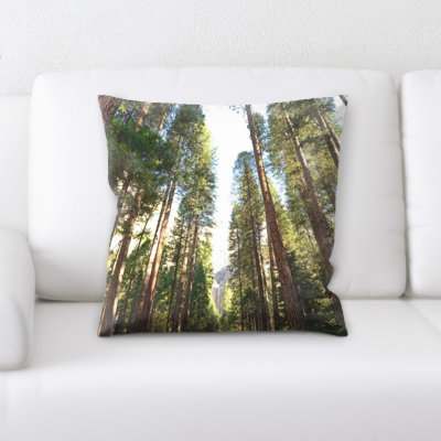 Microsuede Reversible Throw Pillow
