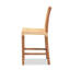 Tabouret Mid-Century moderne avec dossier arrondi et repose-pieds ergonomique