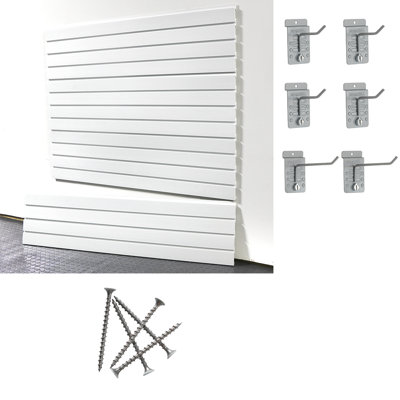 Slatwall Medium Basic Duty Starter System