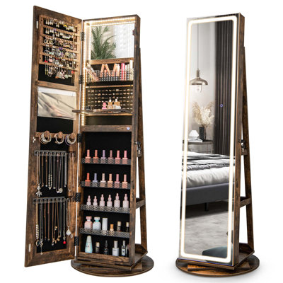Sondria 21.5'' Wide Freestanding Jewelry Armoire