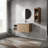 Sophisticated Wall-Mounted Bathroom Vanity With Practical Features