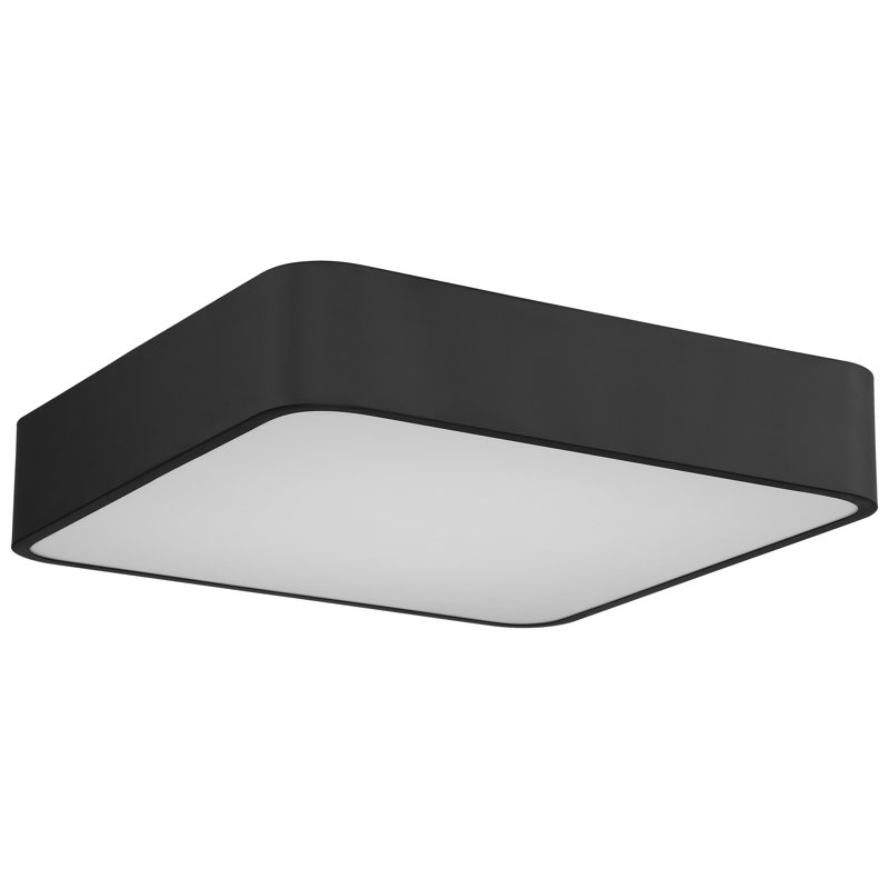 Granada LED Flush Mount, Black, 3.25" H x 16" W x 16" D, 3000K