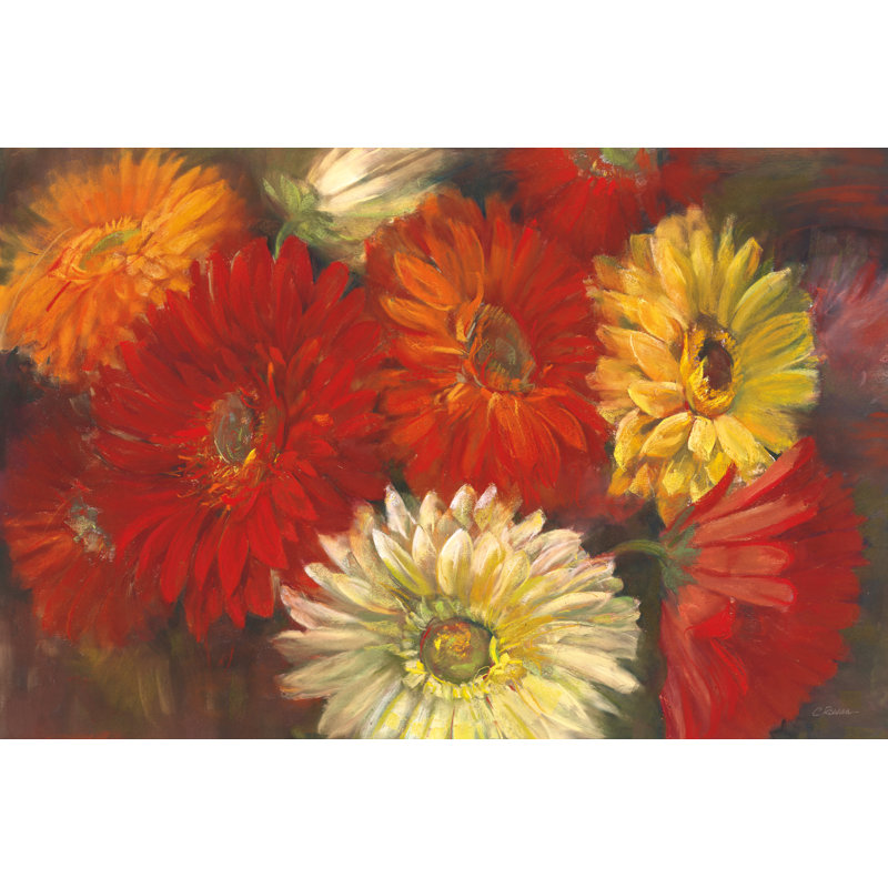 Gerberas - Wrapped Canvas Painting, 30cm H x 46cm W x 3.8cm D