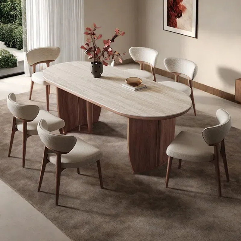 Household small-sized dining table, 29.53"H x 70.87"L x 31.5"W