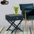 Wonderful Hamilton Night Stand with Drawer, 1-Pack, in Navy Blue Finish-1068358884