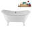 59" Streamline Clawfoot Tub,Tray,Drain, Clawfeet-101628979-102220275