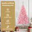 Artificial Pre-lit Christmas Tree with 150 LEDs PVC-1640120570-1640120515