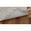 Tapis ivoire en laine touffeté à motif floral Jahiem-532332301