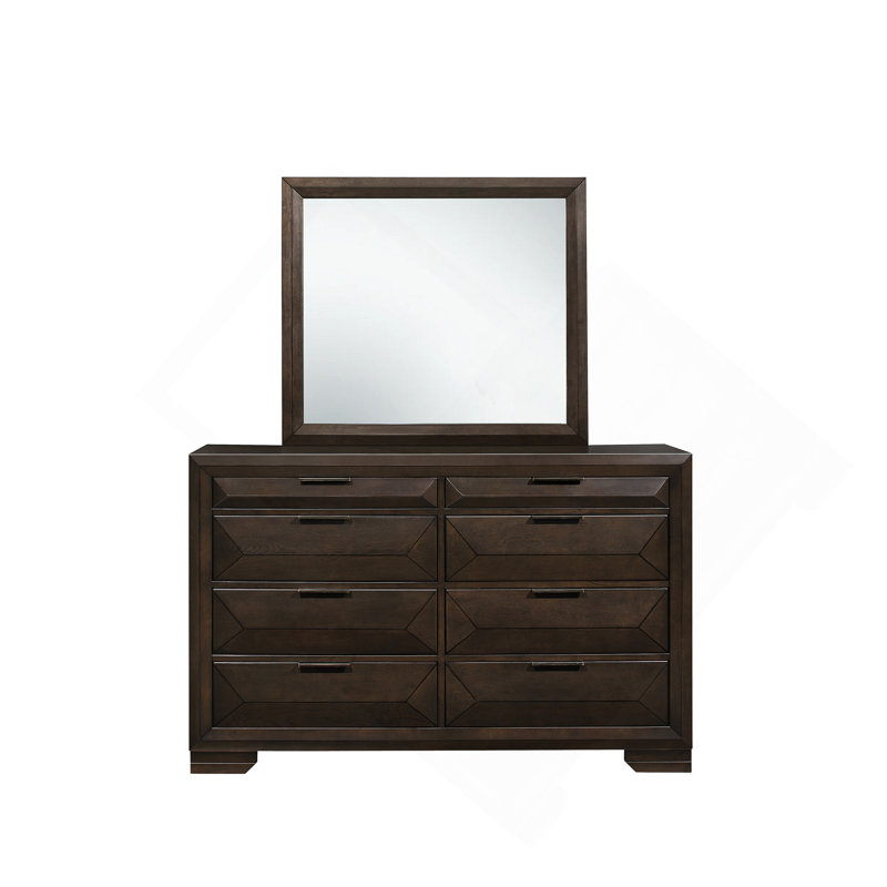 Commode moderne à 8 tiroirs pour la chambre à coucher, rehaussant le rangement et le style.