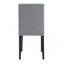 Quatre chaises de salle à manger en lin et coton gris clair, simples et polyvalentes, confortables et accompagnées. Des chaises de salle à manger exquises et polyvalentes offrent une nouvelle expérience confortable. (Ensemble de 4)-1270113149