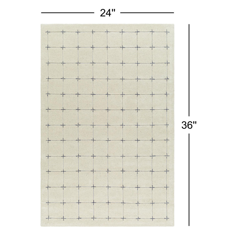 Mallory Marine Blue Hand Tufted Area Rug