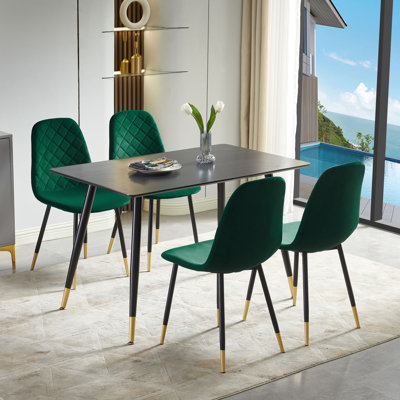 4 - Person Breakfast Nook Dining Set -  NORDICANA, 51600821041-4+BT258-CT120