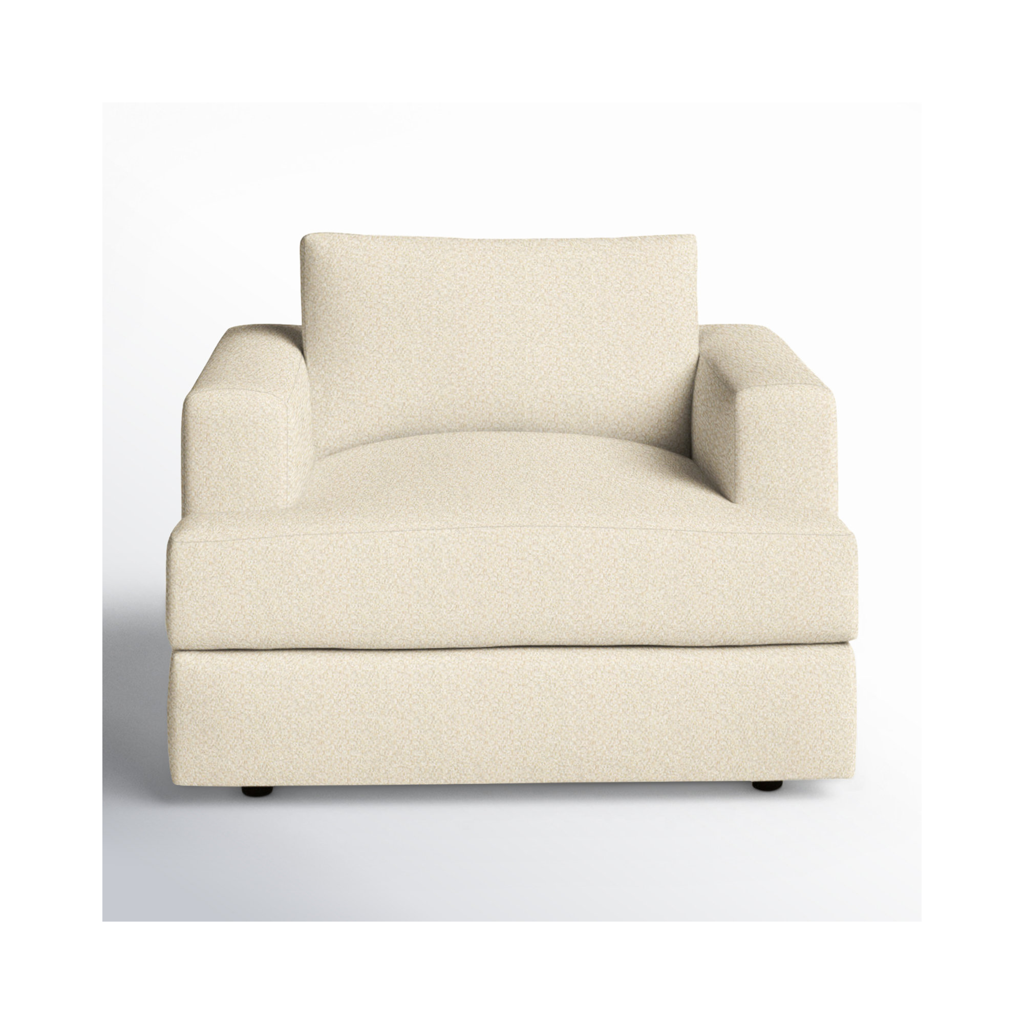 Cayden Upholstered Chair And A Half, Davis Pearl Performance Bouclé