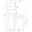 Armela Wood Dining Side Chair Grey and Black