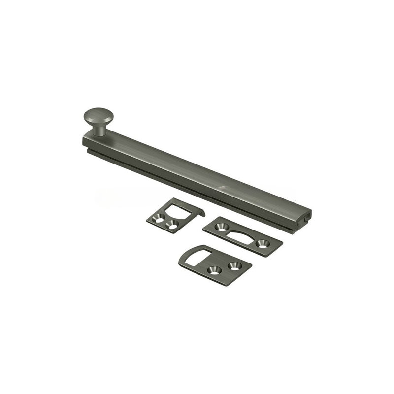 Boulon de surface 6 "Deltana 6SBCS15A, vis dissimulée, HD en nickel antique, Nickel antique