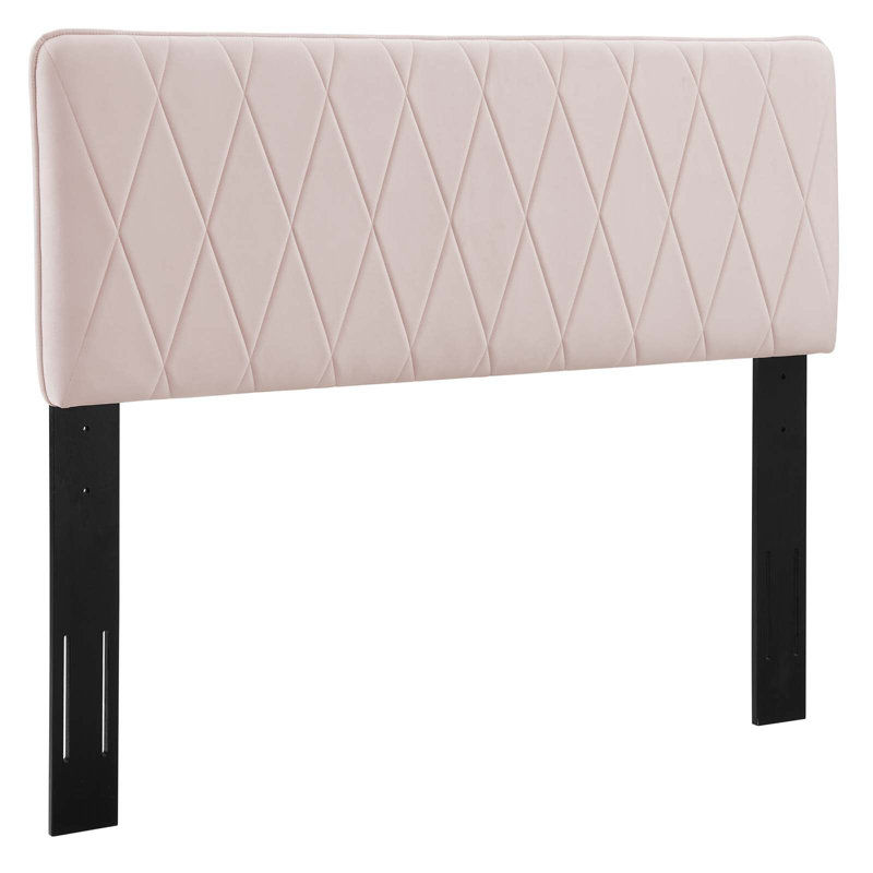 Modway Leila Performance Velvet King/California King Headboard, Pink