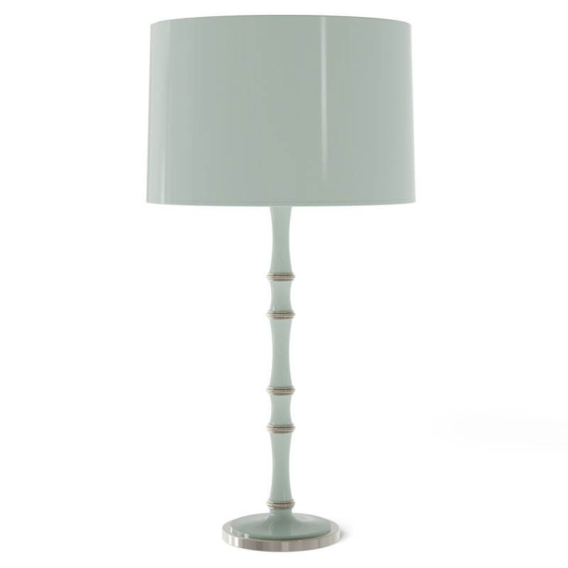 Kane Table Lamp, Modern Brass, Fondine, Celadon