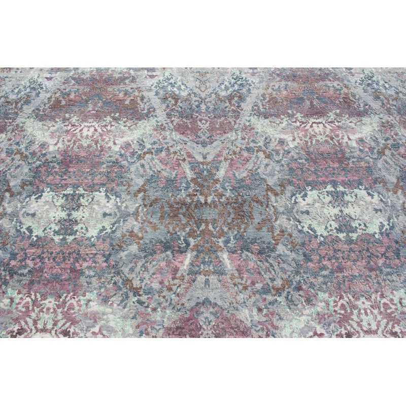 Fanciful Hand Knotted Area Rug