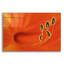 Art mural en verre épique «Tiger Lily» par Olga Dorenko, 24 po x 16 po-1995635430