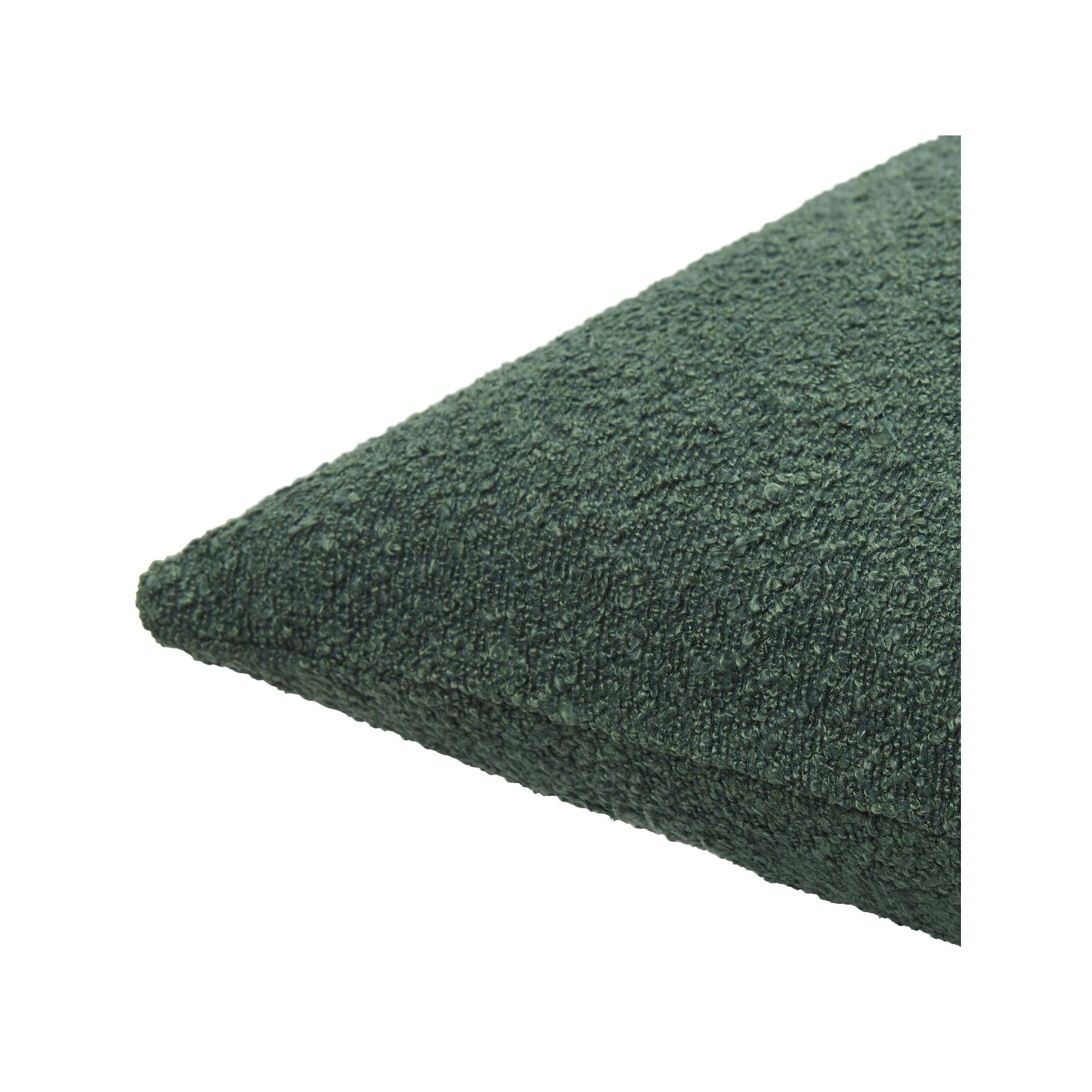 Amalfi Boucle Throw Pillow, Polyester/Polyfill, 22" x 22", Green