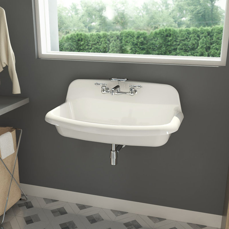Évier utilitaire blanc l 36 po x H 15 po Sapphire