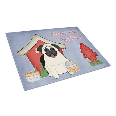 Planche à découper en verre trésors carlin caroline Dog House