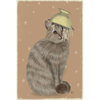 Passoire pour chat tigré