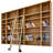 Banneker 10ft Stainless Steel Sliding Hardware Rolling Kit For Library And Home Use (Ladder not included)