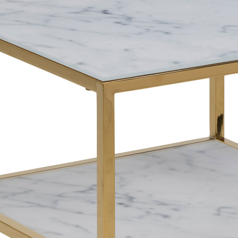 45 cm W Steel Bedside Table