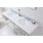 Copeland Stone Oval Console Bathroom Vanity with Faucet and Overflow-770519851