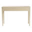 Console bali & pari Leeba - Table d'appoint à 3 tiroirs avec bois cannelé et cadre festonné pour le salon, le couloir ou l'entrée