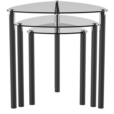 Glass Top Nesting Tables