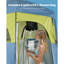 Camping Shower Tent, 2-Room Portable Privacy Tent Changing Room with Shower Bag, Ground Stakes, Ropes, Carry Bag, and Support Poles, 150D Oxford Fabric with Silver Coating, for Camping, Fishing