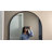  Lunara Tempered Glass Oval Mirror, Rust-proof Alluminium Alloy Framed Wall-Mounted Mirrors for Bathroom-821133088
