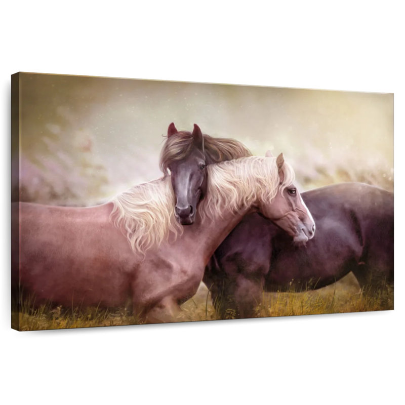 Brampt Illustrative Romantic Horse, 32" H x 48" W