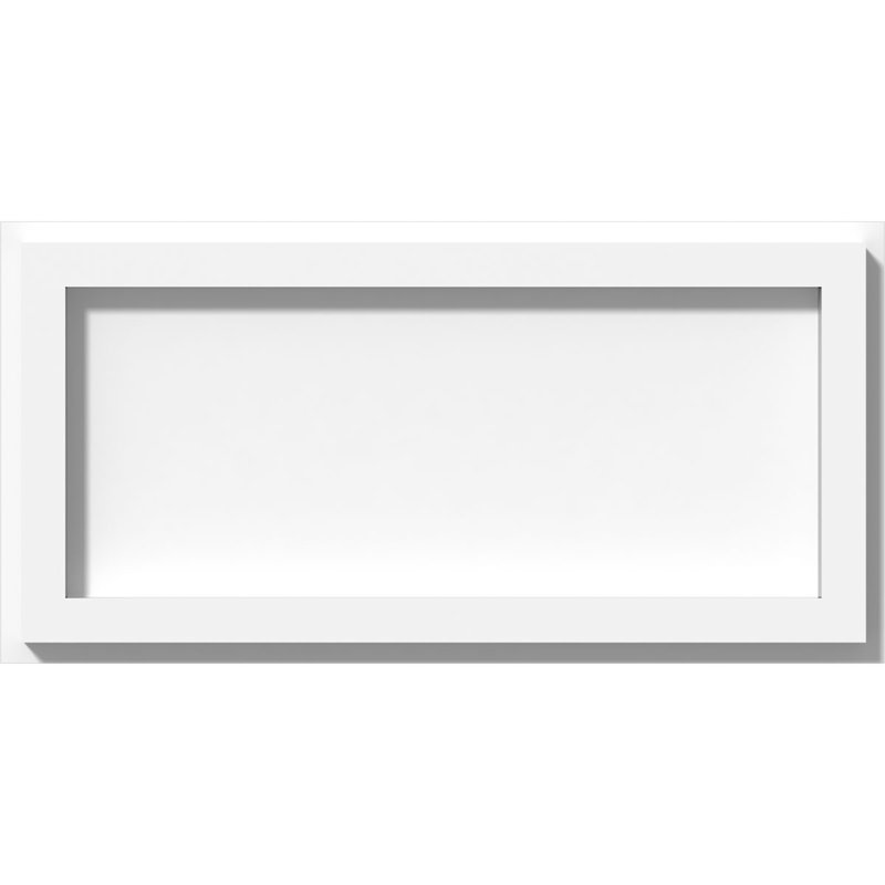 Médaillon de plafond contemporain de style architectural en PVC de l 12 po x H 6 po x C 4 po x P 1 po
