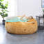 Canapé modulaire compact à 2 places moderne, tissu rose moelleux pour le salon