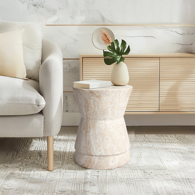 Table d'appoint Hourg Travertine