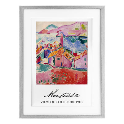 View Of Collioure Framed Print Under Glass, design by Vintage Hustle