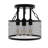 Jolet 3-Light 12.6 inch Iron Shade Dimmable Flush Mount Light