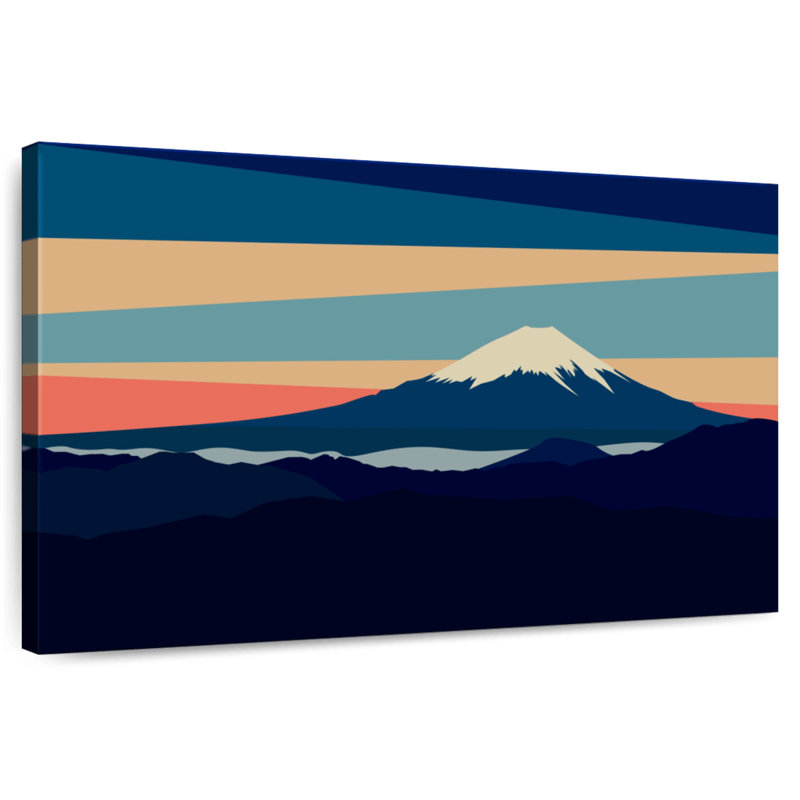 Nicci Mount Fuji Horizon, 16" H x 24" W
