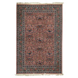 Wool Oriental Area Rug in Green