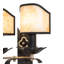2 - Light Armed Sconce