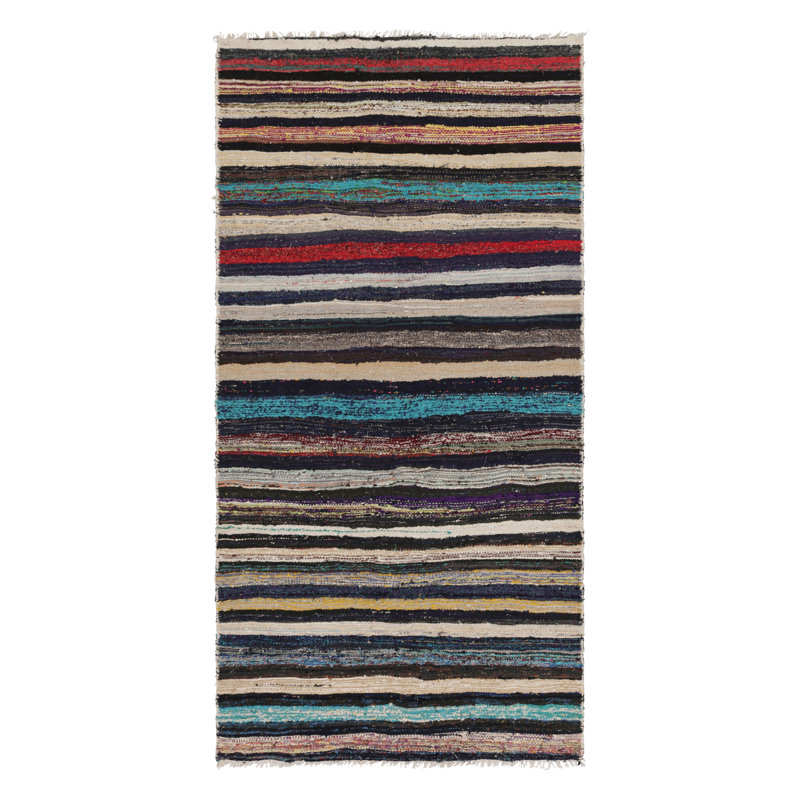 Kilim & Flat Weave One-of-a-Kind 4'2X8'7 Area Rug