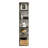 Rind Corner Open Shelf Bookcase-86762922-90131871