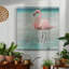 Flamingo Party II - Toile tendue avec châssis de qualité supérieure - prête à être accrochée