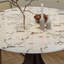 Ensemble de table de salle à manger moderne en faux marbre-104778165